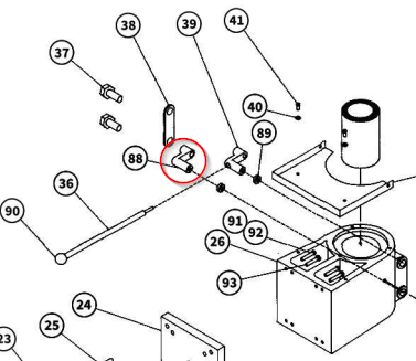 794-8011-95 Locking Assembly Lower Arm Hub diagram