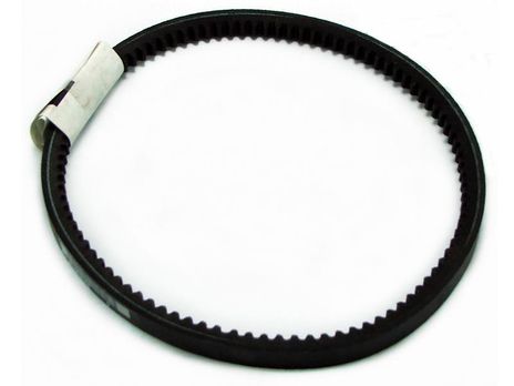 Lathe drive clearance belt