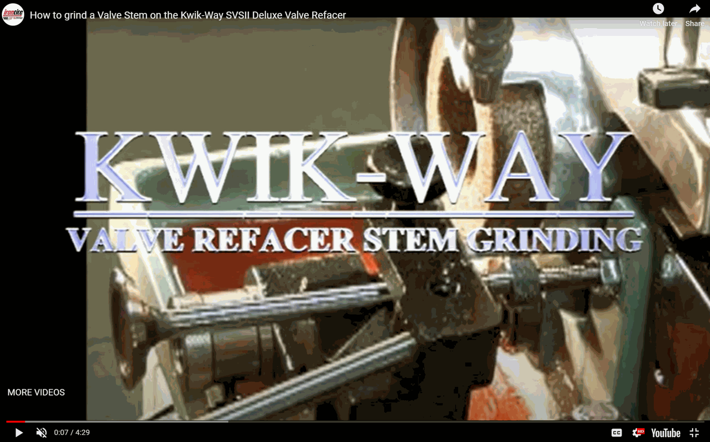 The Home of Kwik-Way Valve Refacer Brand — Irontite Products